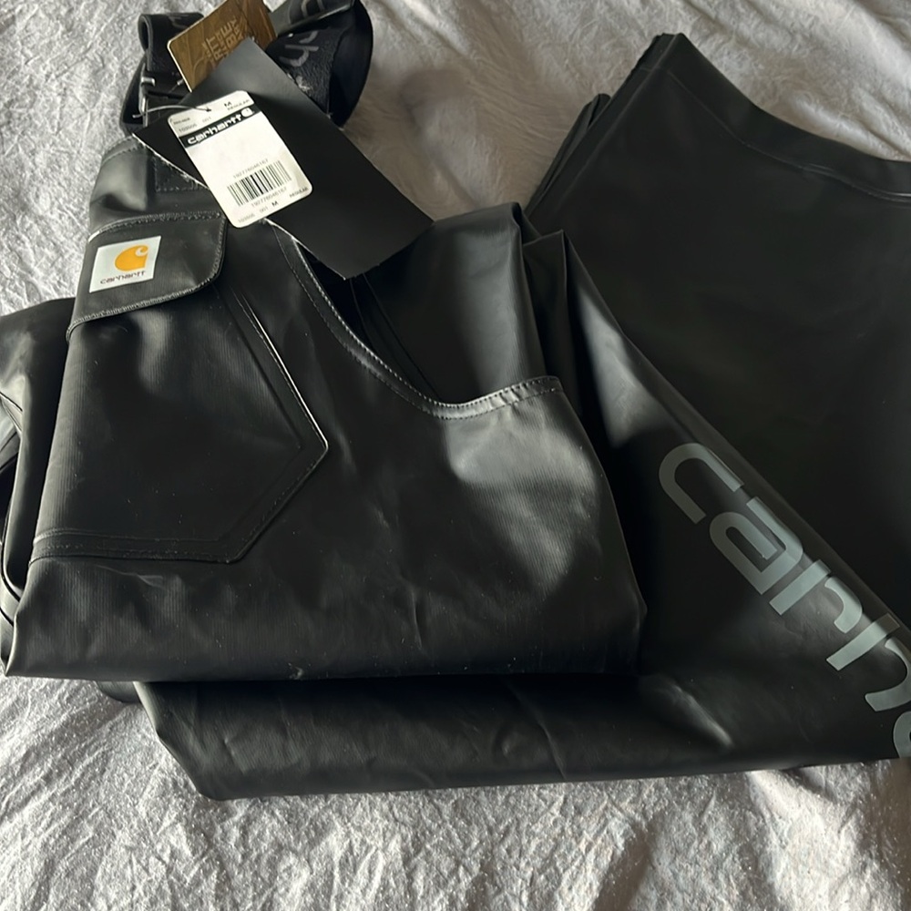 Brand New! Carhartt PVC bib overalls. Fast ship!
